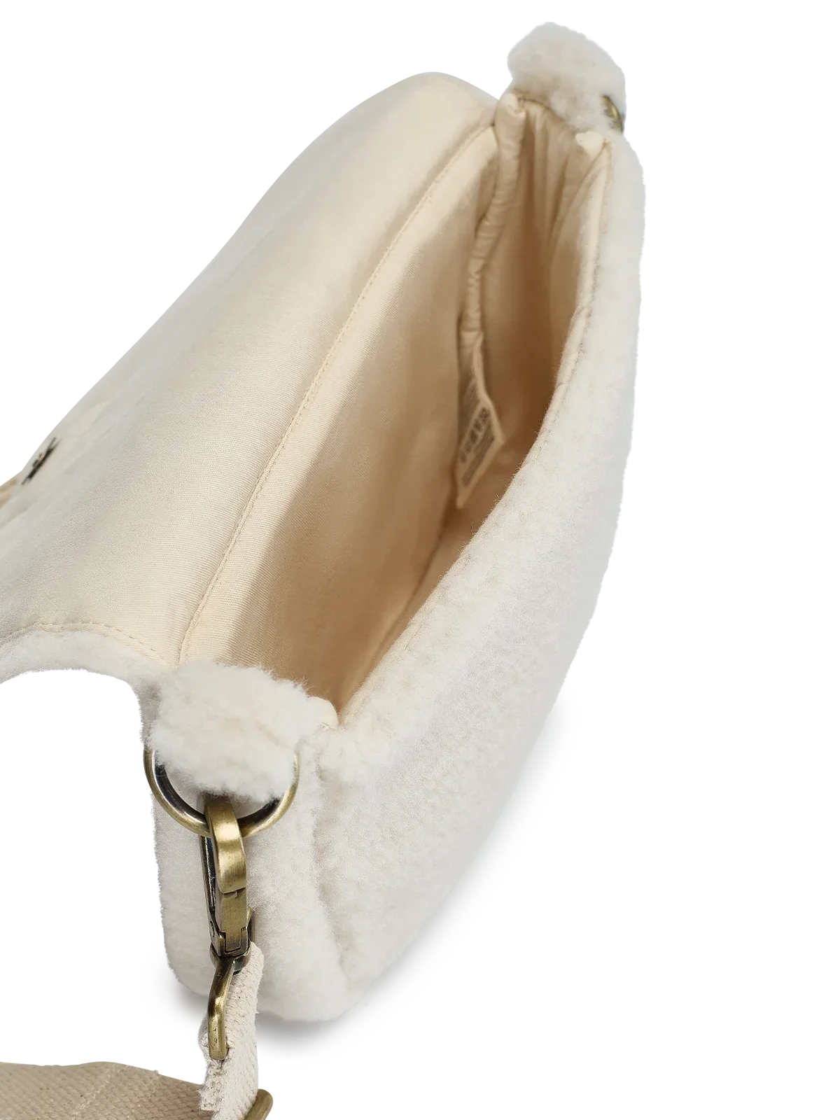 Teddy Crossbody Handbag in Arctic White