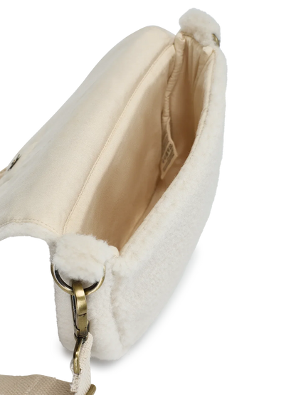 Teddy Crossbody Handbag in Arctic White