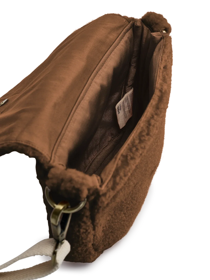 Margault Teddy Handbag in Brown