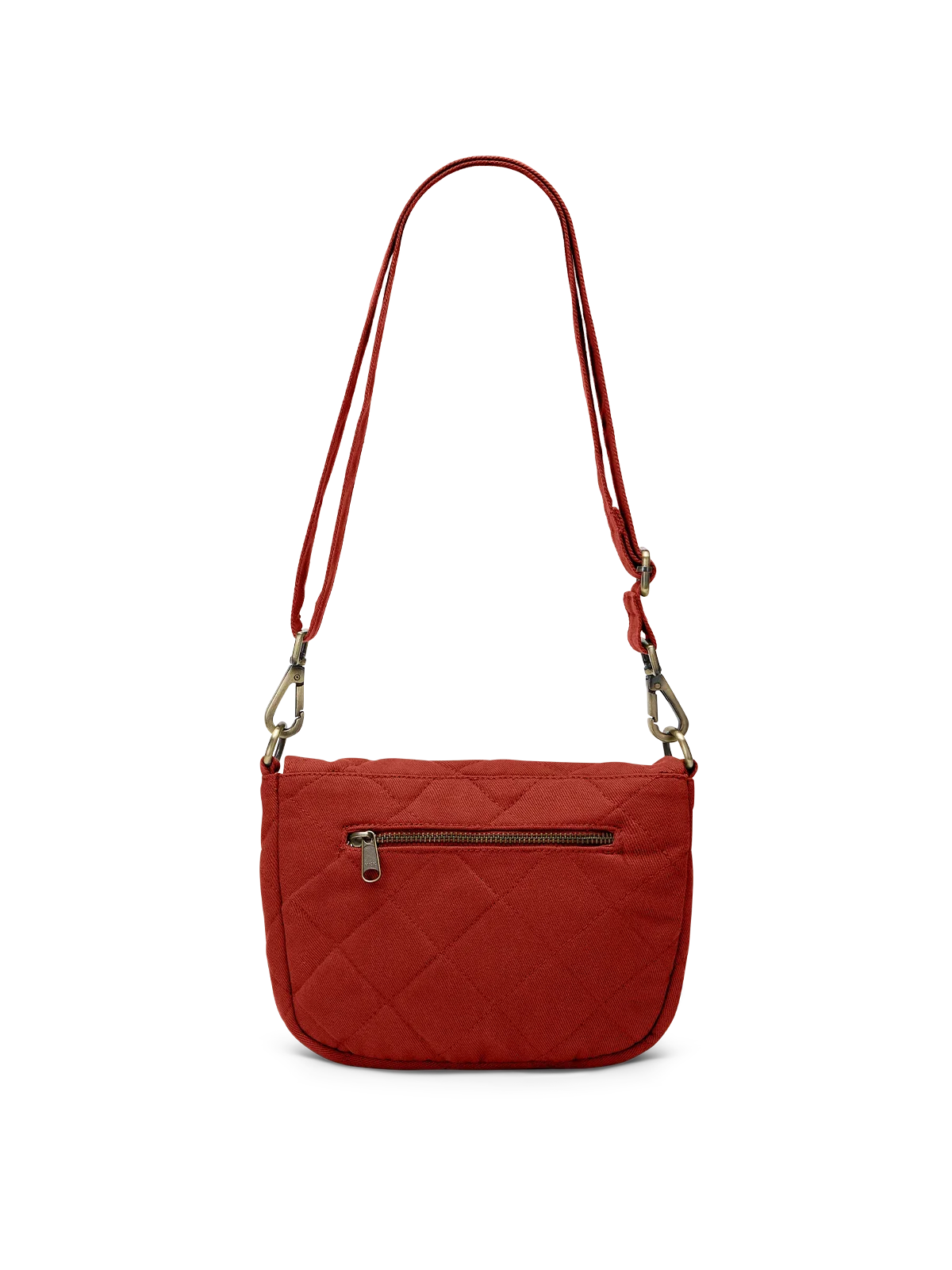 Margault Terracotta quilted handbag