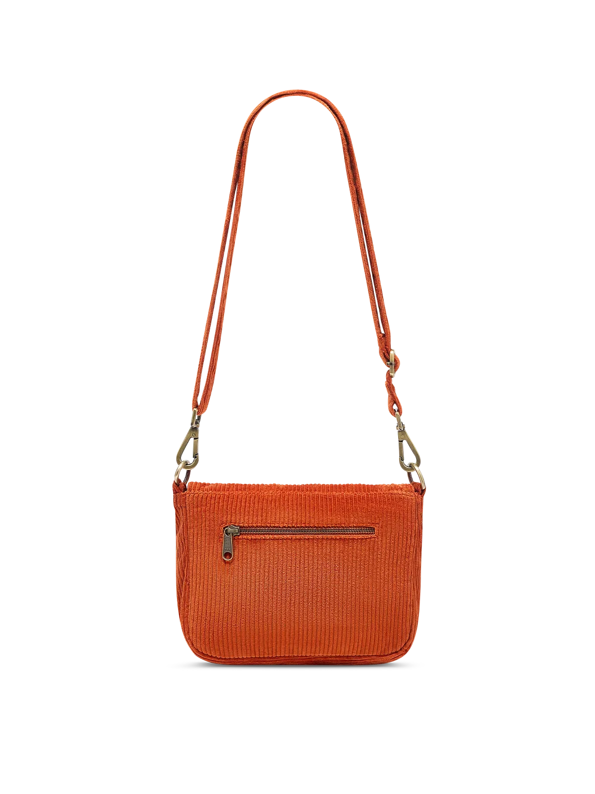 Margault Brick Corduroy Handbag