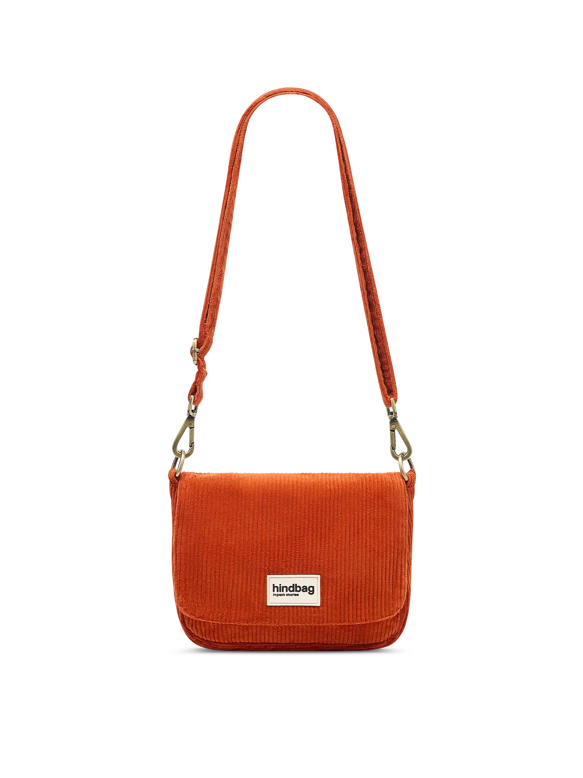 Margault Brick Corduroy Handbag