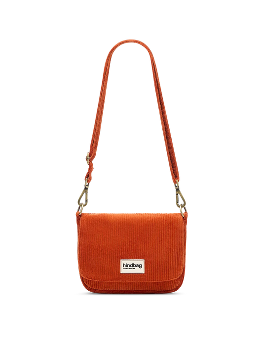 Margault Brick Corduroy Handbag
