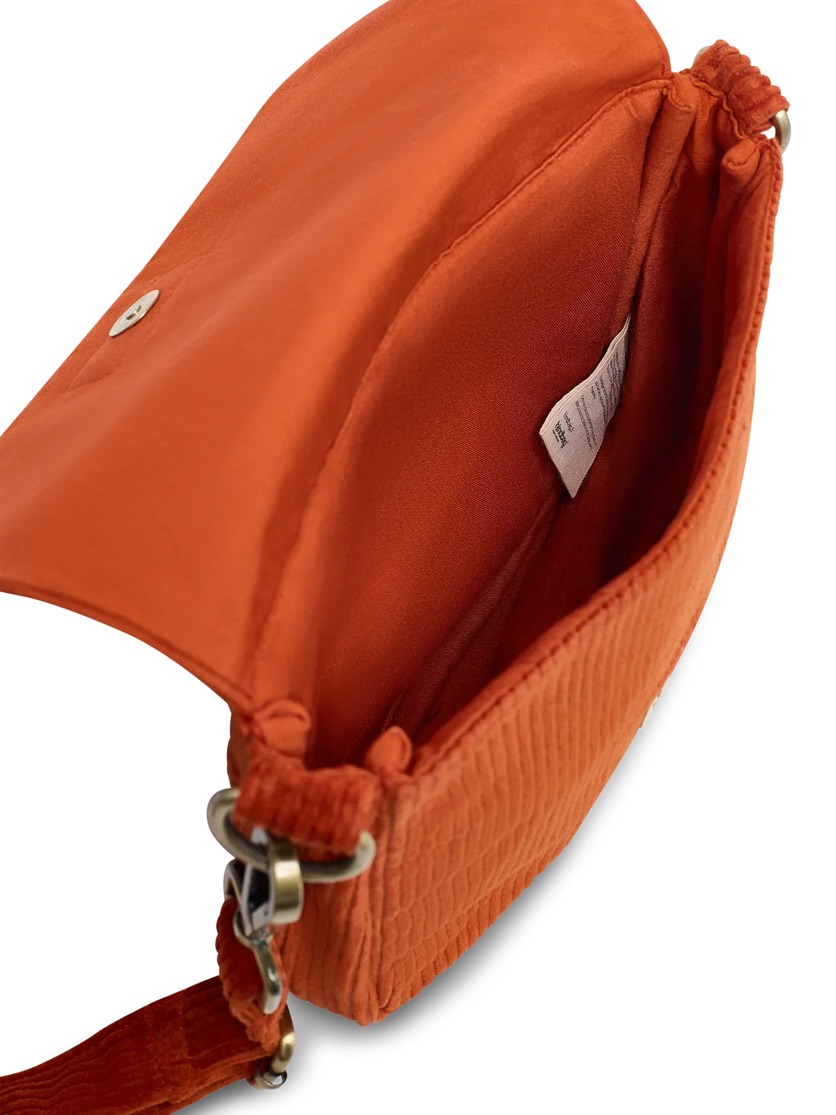 Margault Brick Corduroy Handbag