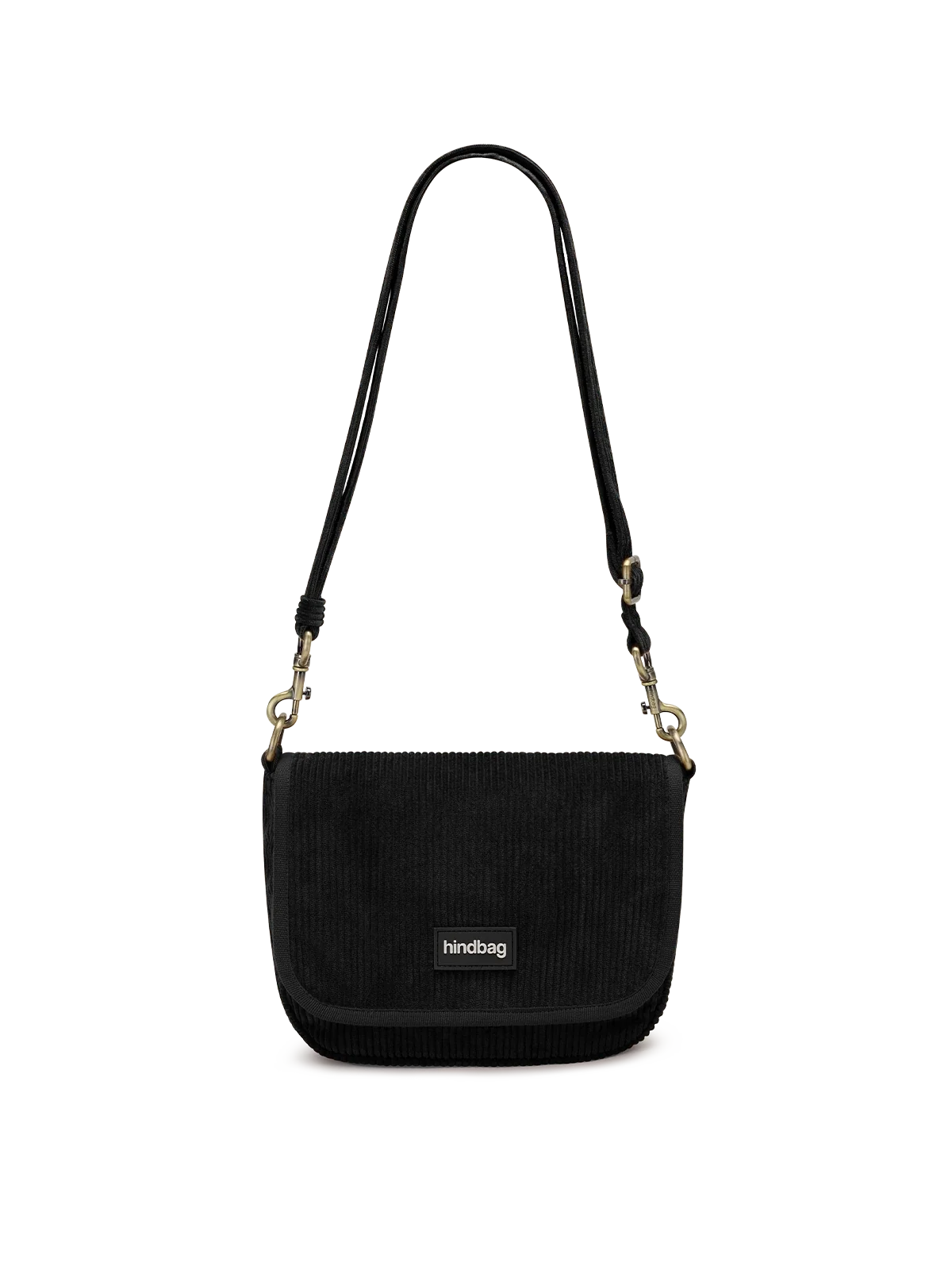 Margault black corduroy Crossbody