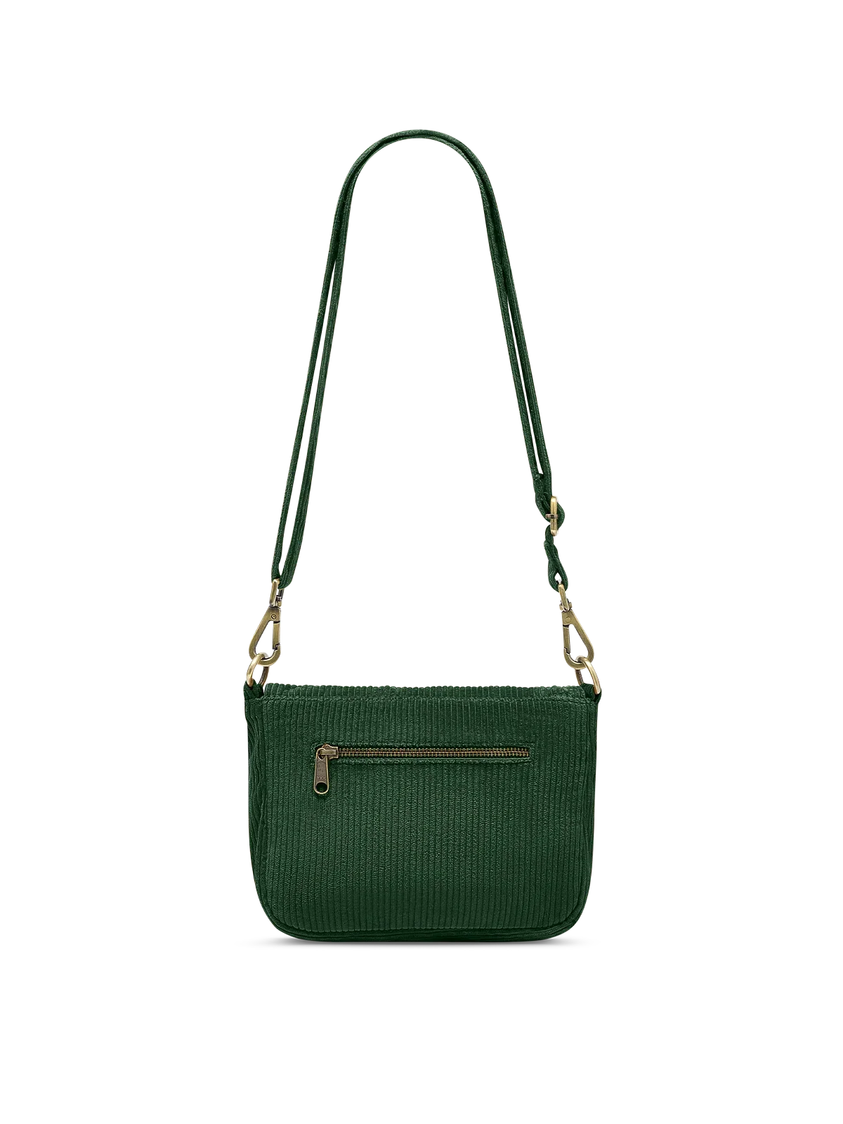 Margault Pine Green Corduroy Handbag