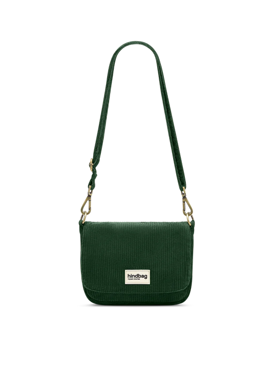 Margault Pine Green Corduroy Handbag