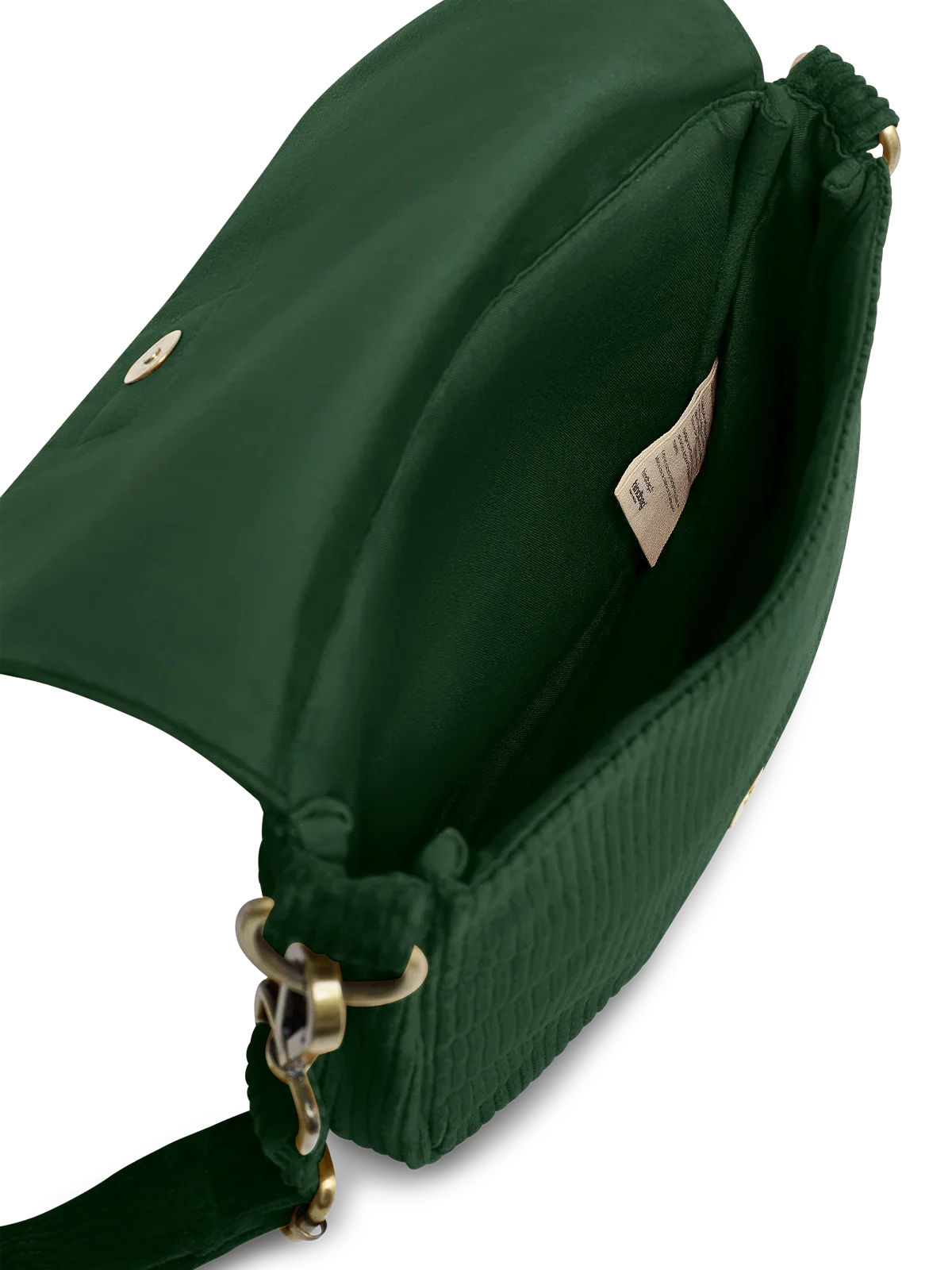 Margault Pine Green Corduroy Handbag