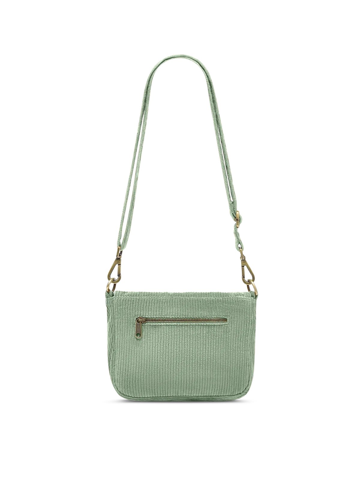 Margault Mint Green Corduroy Handbag
