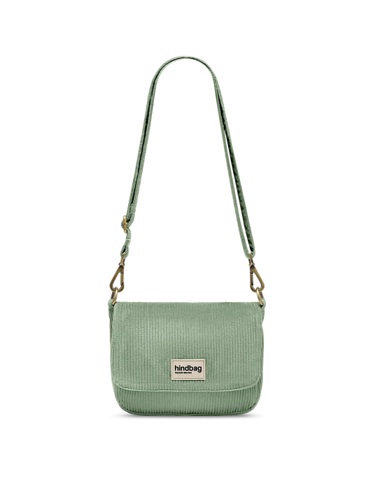 Margault Mint Green Corduroy Handbag