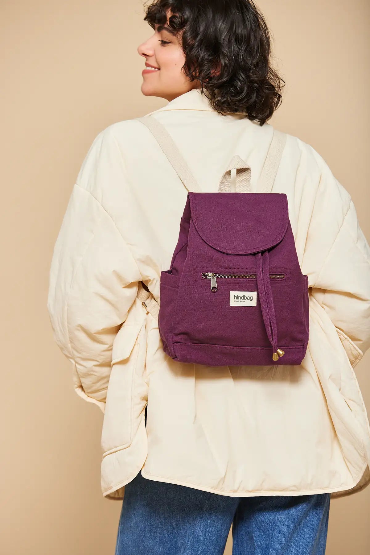 Eliot Plum Mini Backpack