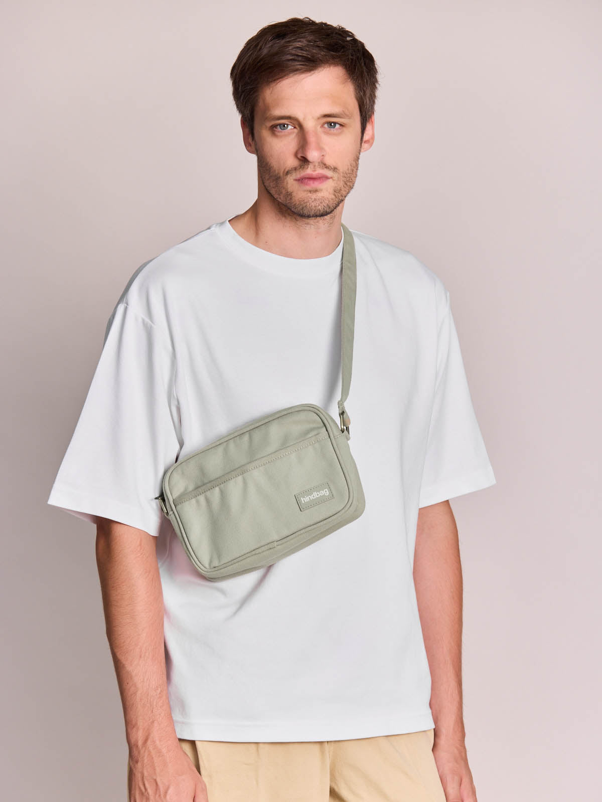 Reporter bag Nino green clay