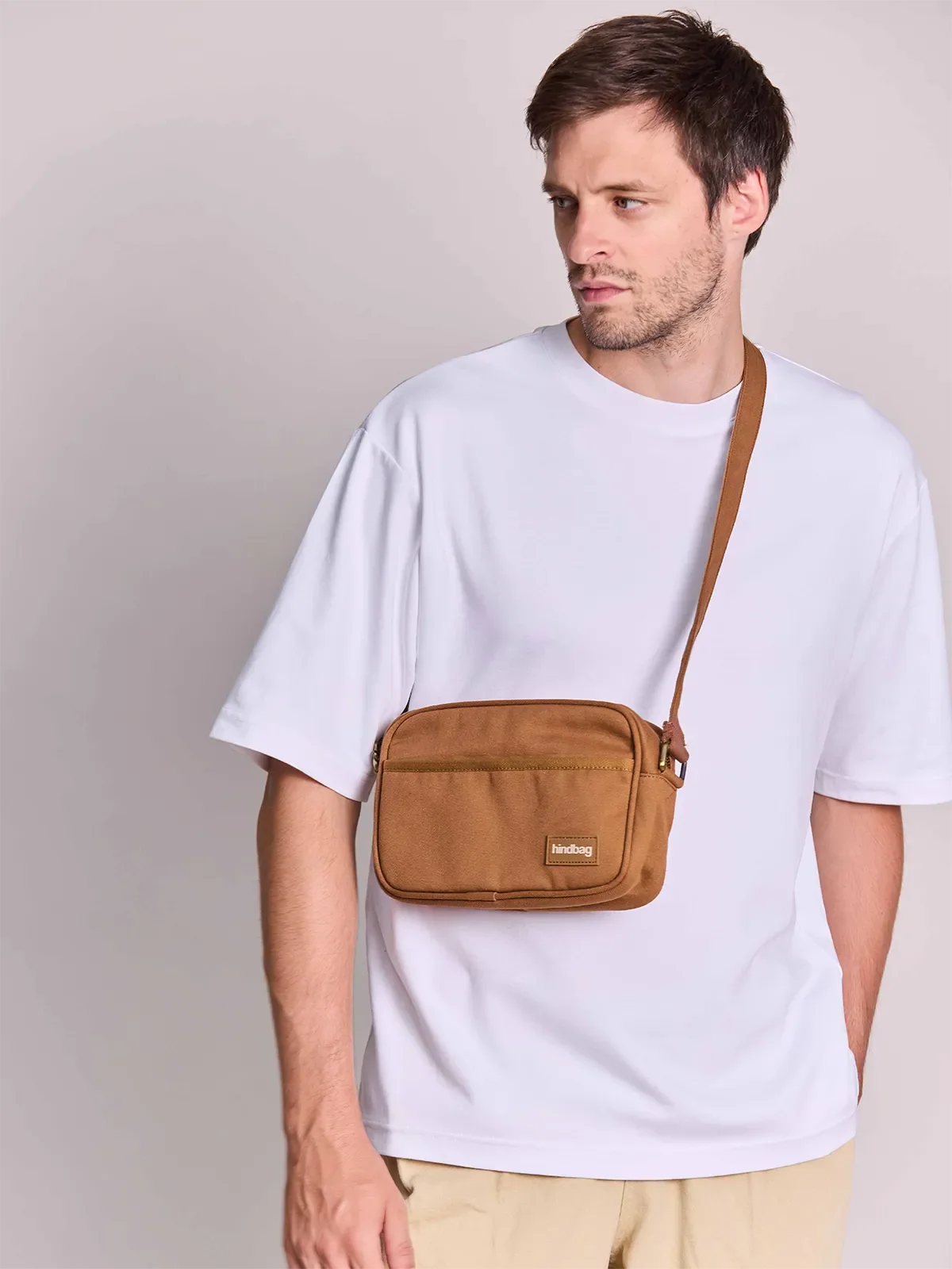 Reporter bag Nino cinnamon