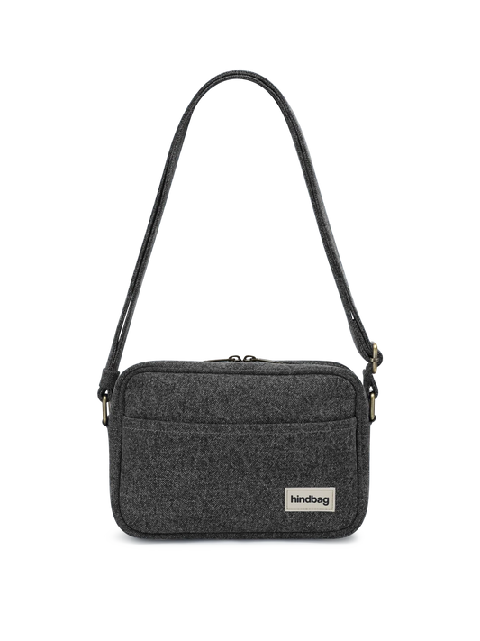 Reporter bag Nino dark grey denim