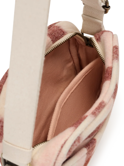 Reporter bag Nino pink tartan