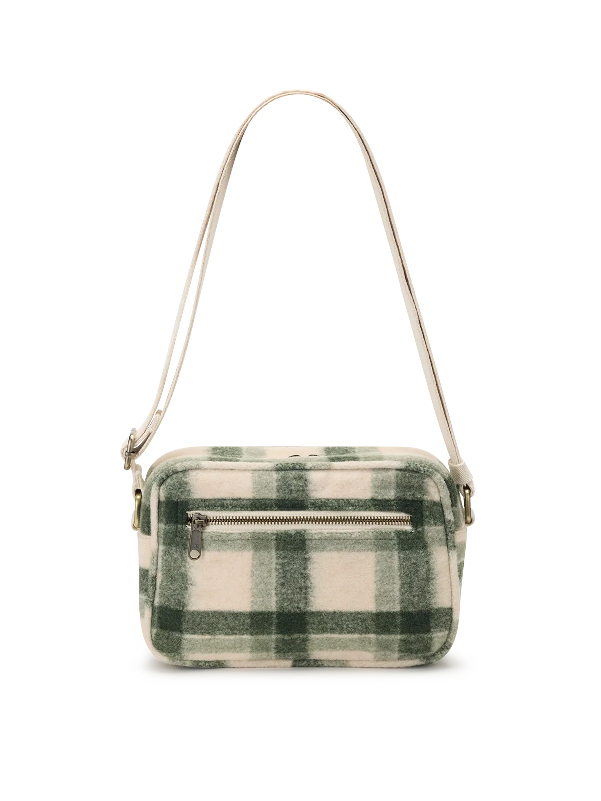 Reporter bag Nino green tartan