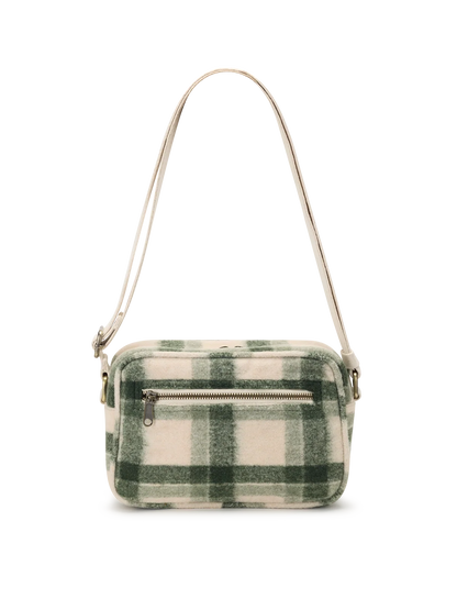Reporter bag Nino green tartan