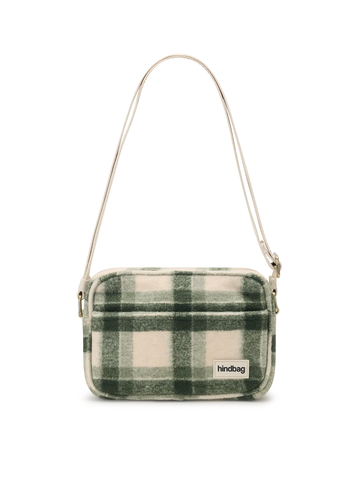 Reporter bag Nino green tartan