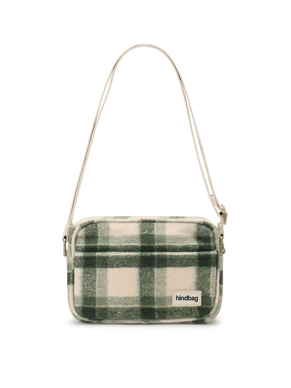 Reporter bag Nino green tartan