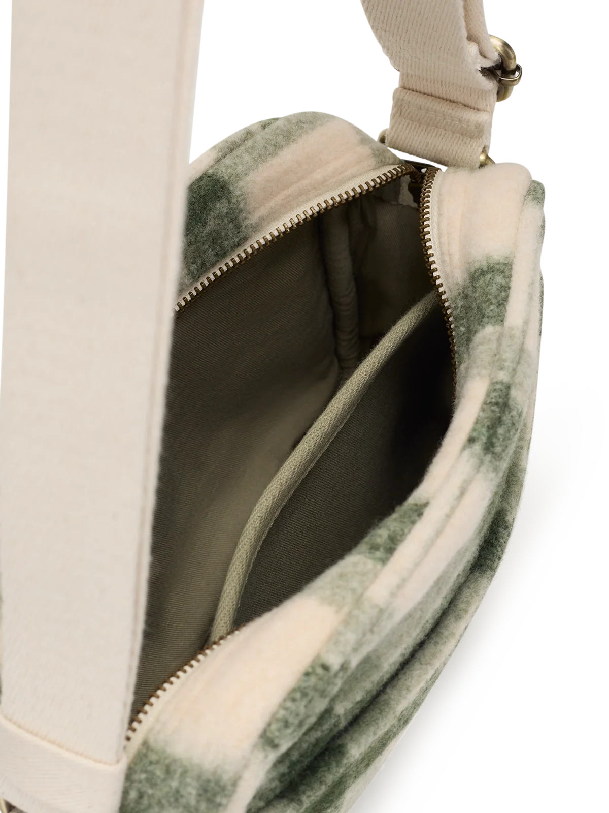Reporter bag Nino green tartan