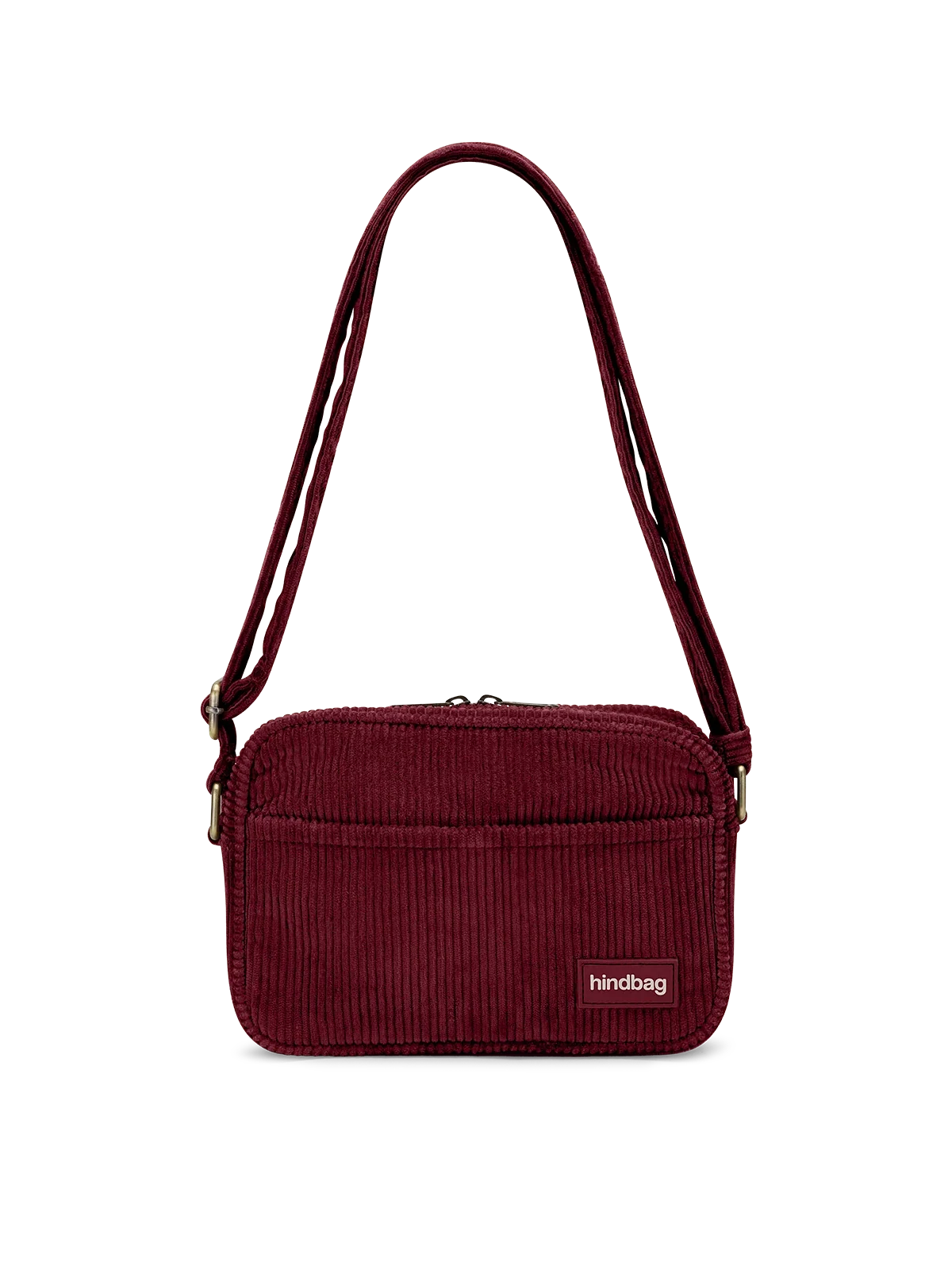 Reporter bag Nino burgundy corduroy