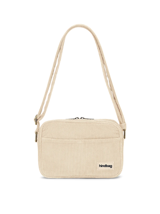 Reporter bag Nino cream corduroy