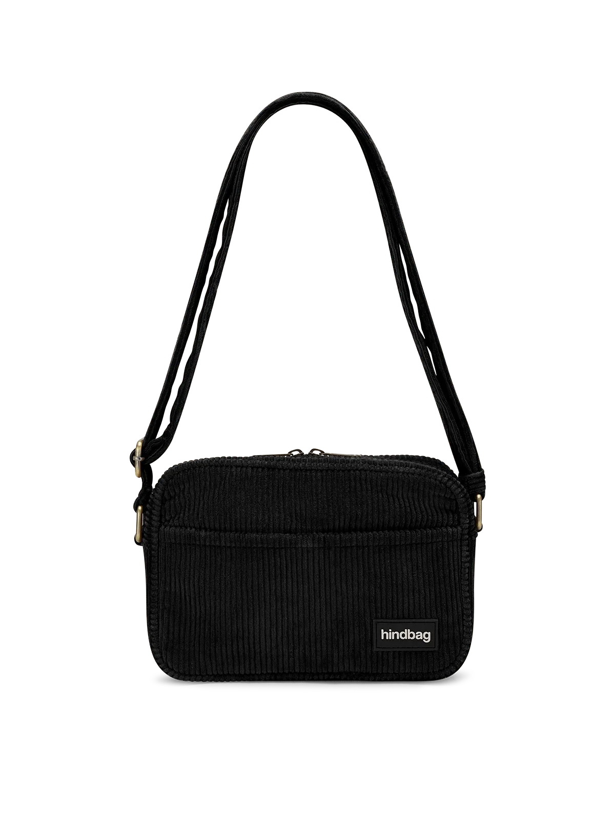 Reporter bag Nino black corduroy