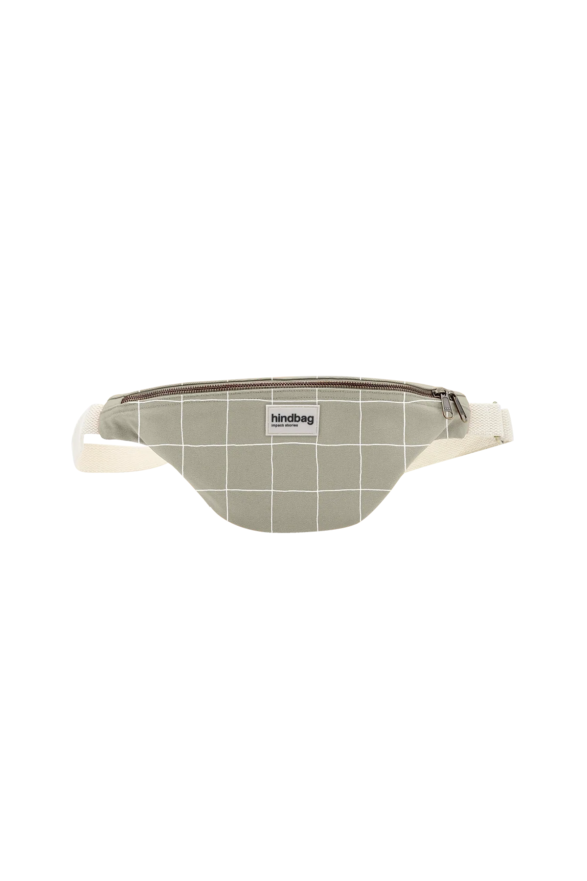Olivia Fanny Pack – Sage Green/White Check