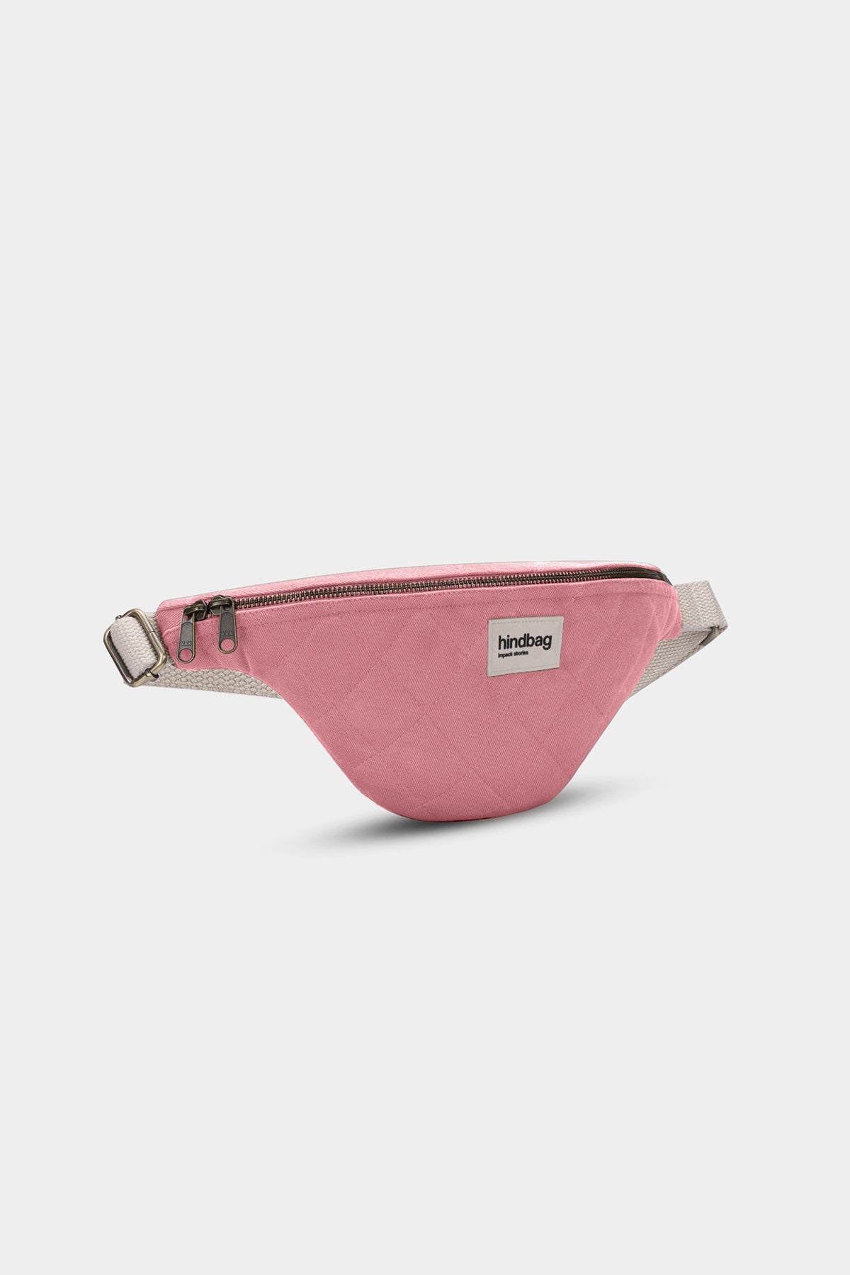Olivia Quilted Belt Bag Blush pink