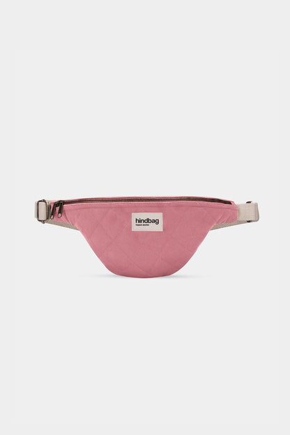 Olivia Quilted Belt Bag Blush pink