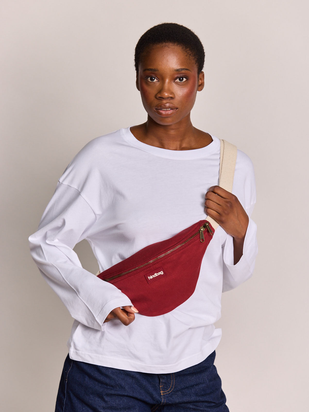 Olivia burgundy Bum Bag
