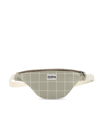 Olivia Fanny Pack – Sage Green/White Check