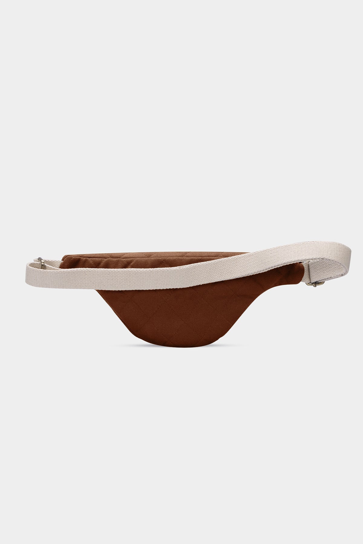 Olivia Chocolate Quilted Fanny Pack