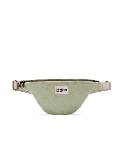 Olivia Clay Green Quilted Fanny Pack
