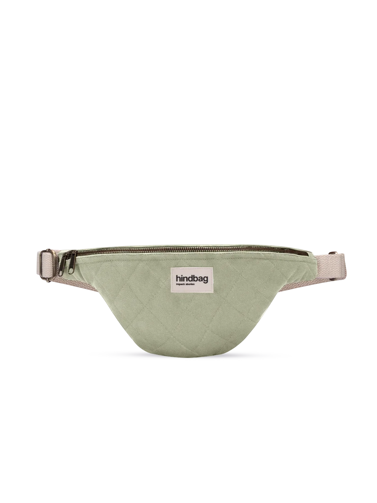 Olivia Clay Green Quilted Fanny Pack