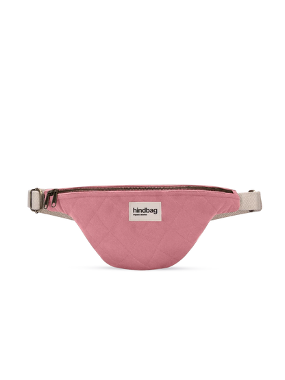 Olivia Quilted Belt Bag Blush pink