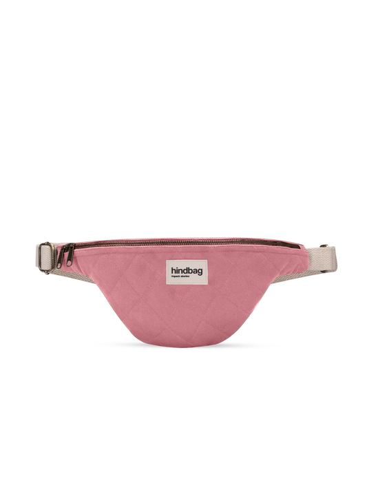 Olivia Quilted Belt Bag Blush pink