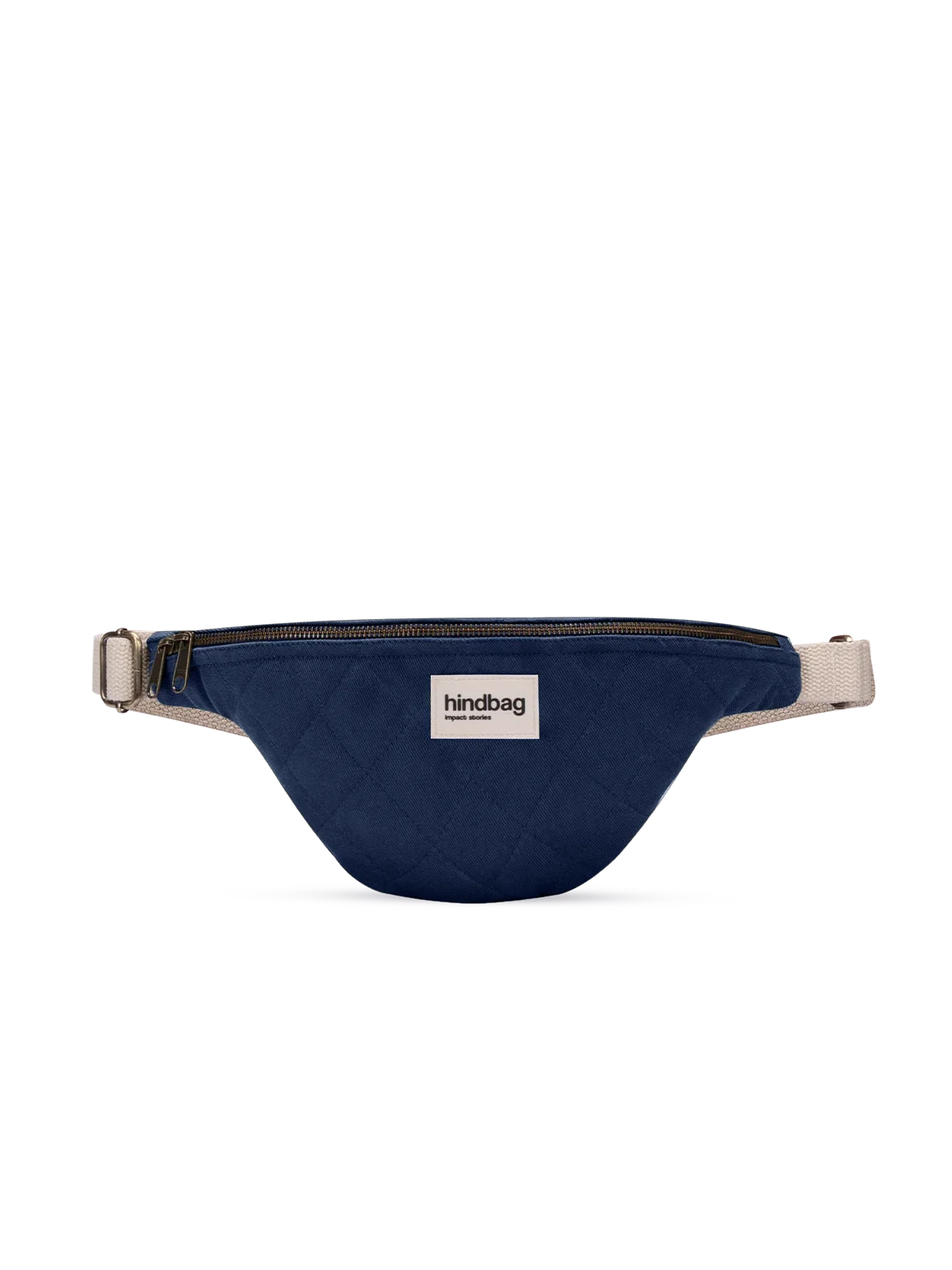 Olivia Navy quilted fanny pack