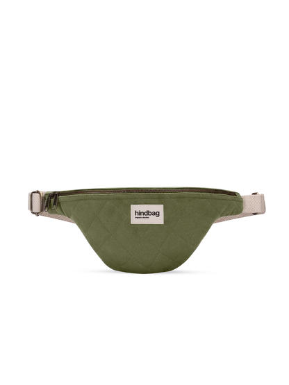 Olivia Olive Quilted Belt Bag