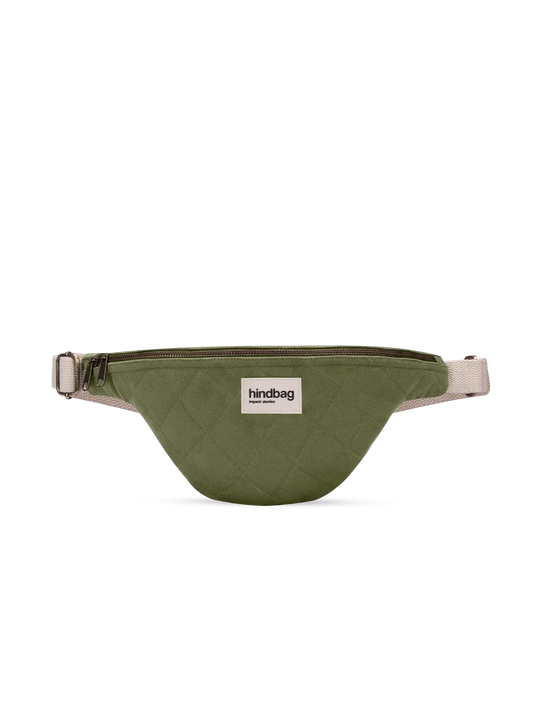 Olivia Olive Quilted Belt Bag