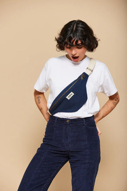 Olivia Navy fanny pack