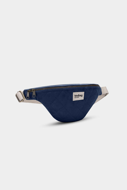 Olivia Navy quilted fanny pack
