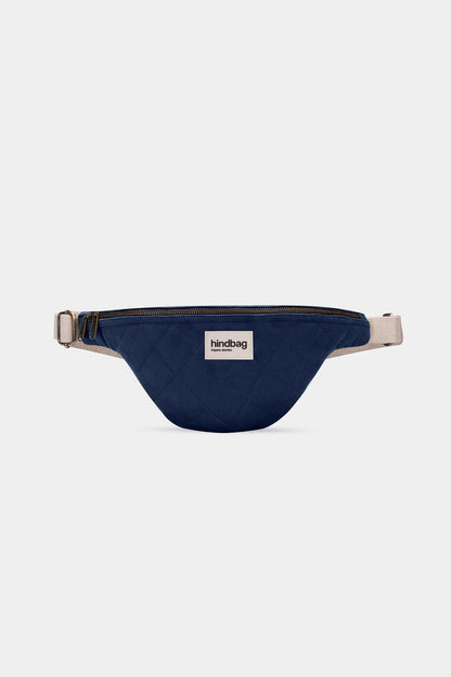 Olivia Navy quilted fanny pack