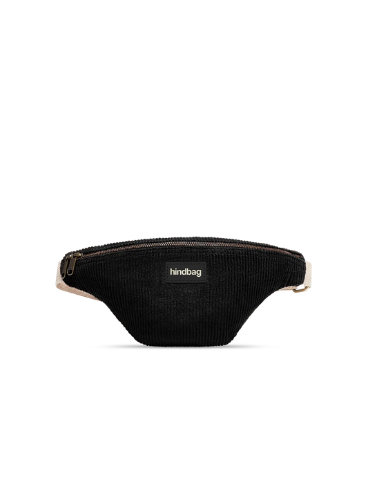 Olivia black corduroy Bum bag