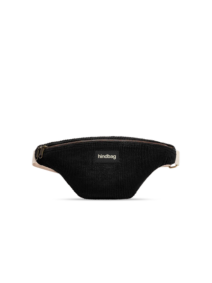 Olivia black corduroy Bum bag