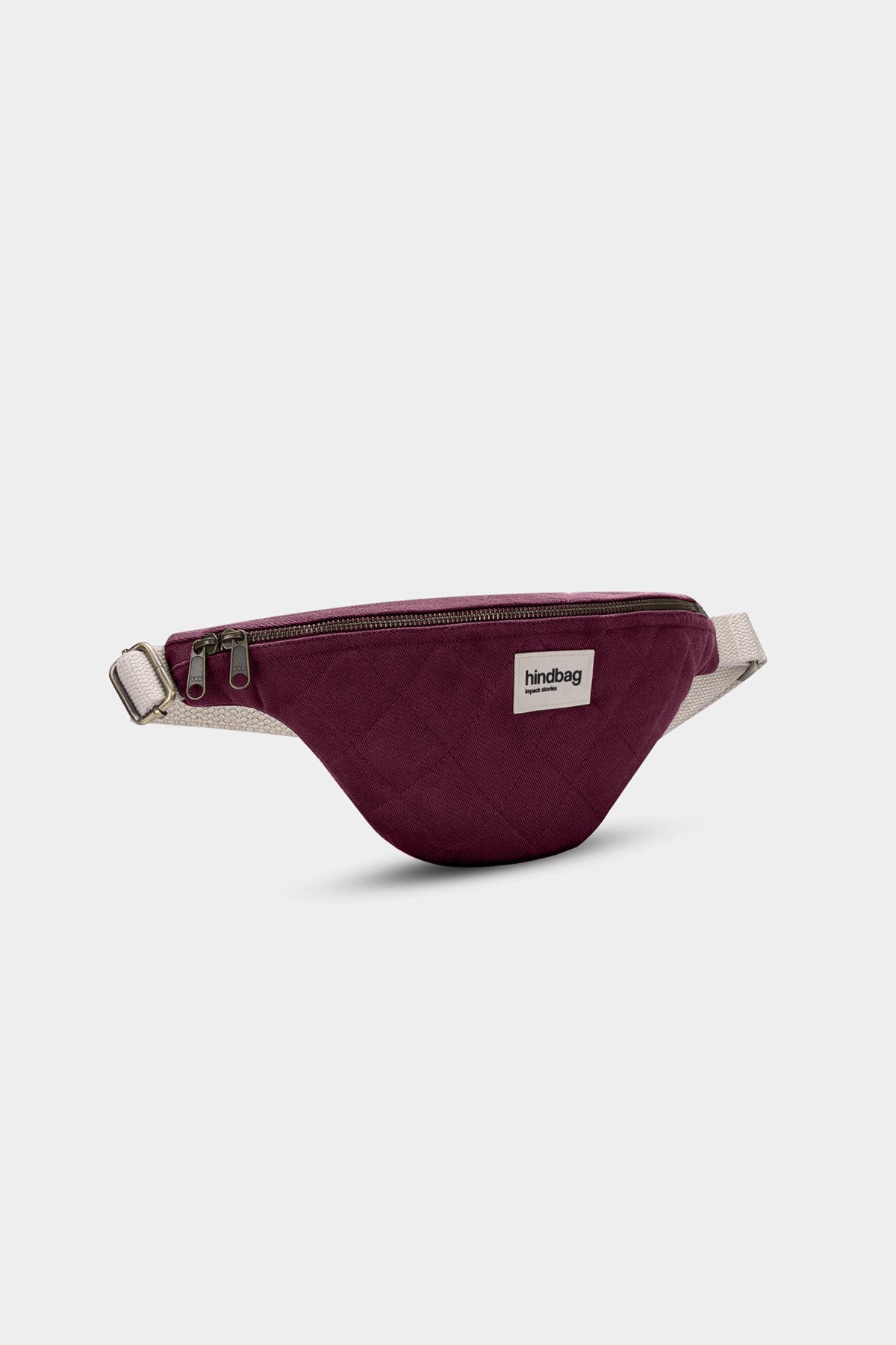 Olivia Plum Quilted Belt Bag