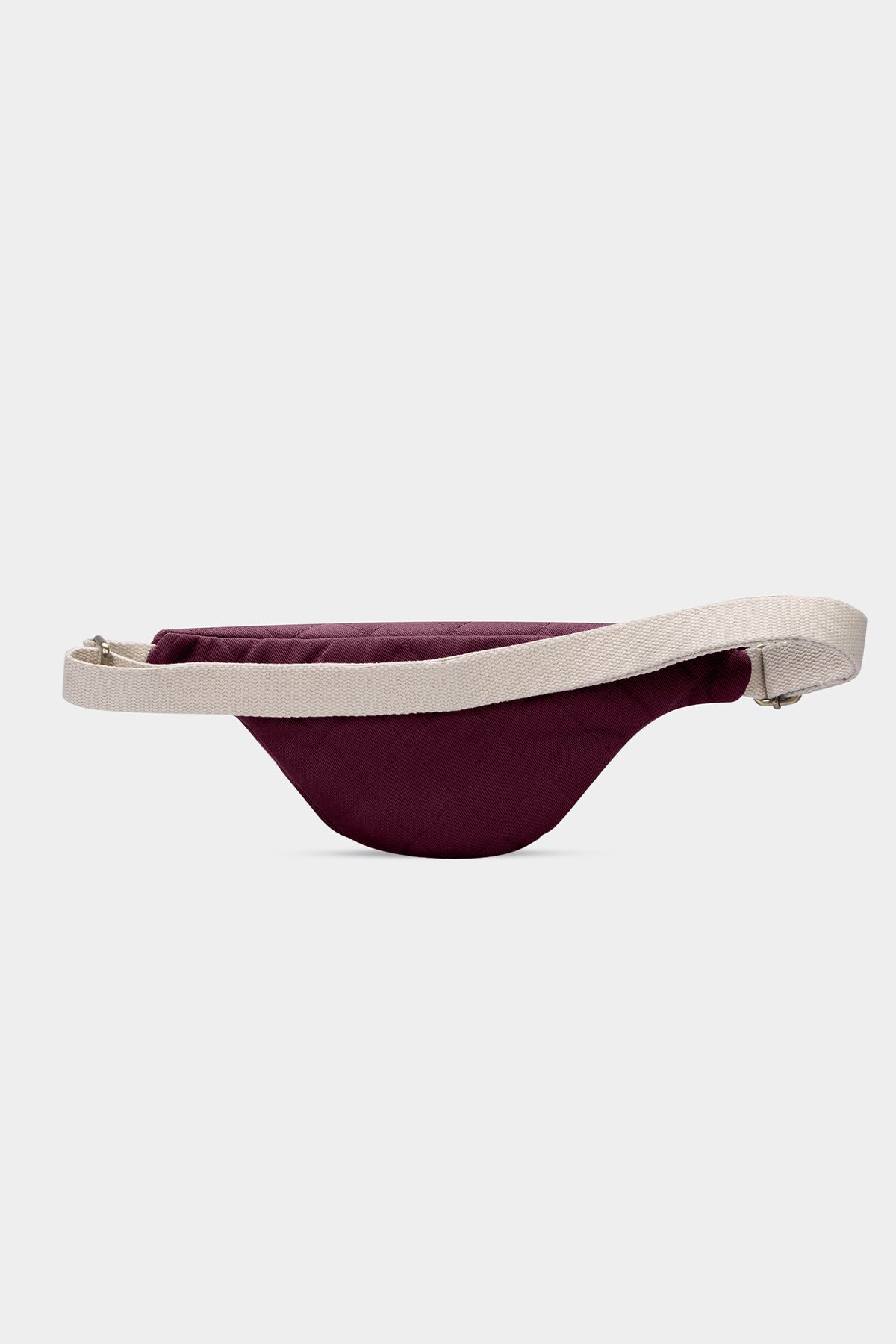 Olivia Plum Quilted Belt Bag