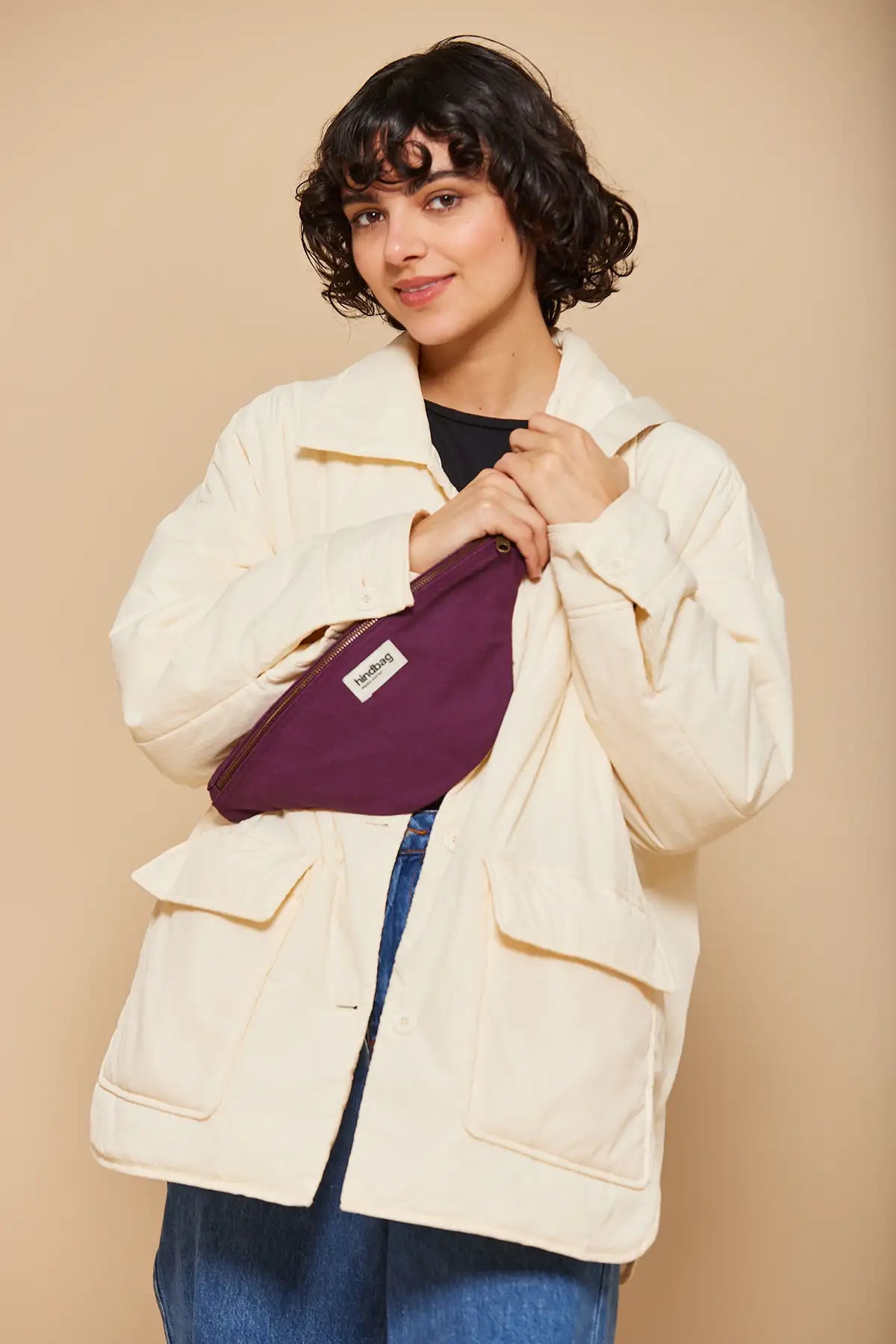 Olivia Prune Banana Bag