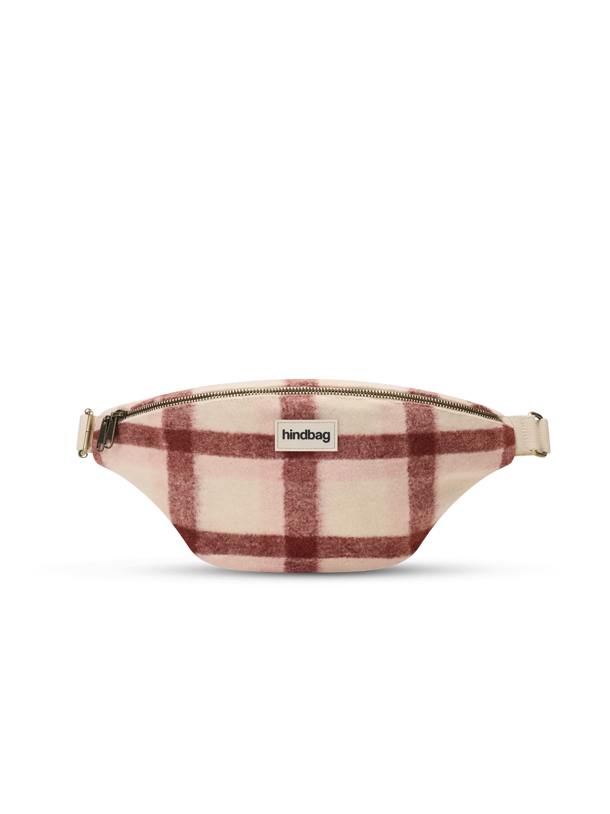 Olivia pink tartan Bum bag