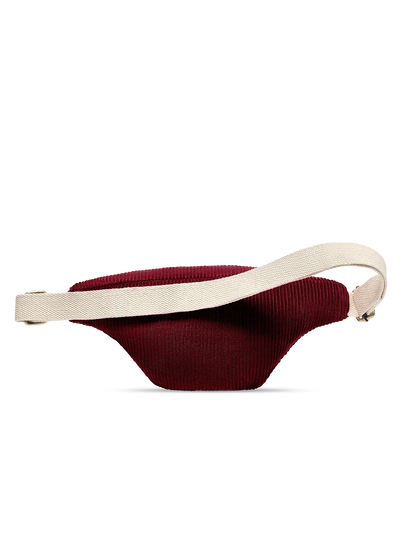 Olivia burgundy corduroy Bum bag